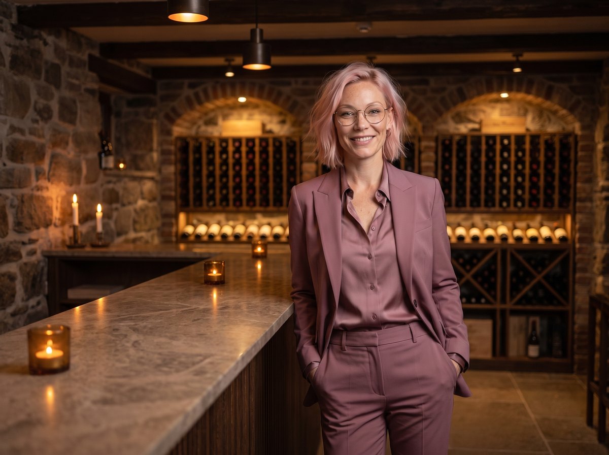 Forever Still in The Cellar, among the wine racks